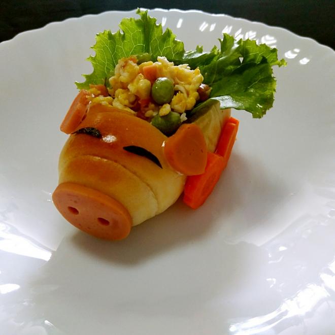 小猪跑车沙拉包