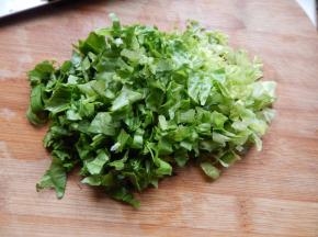 生菜切好