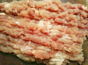 前腿肉剁碎