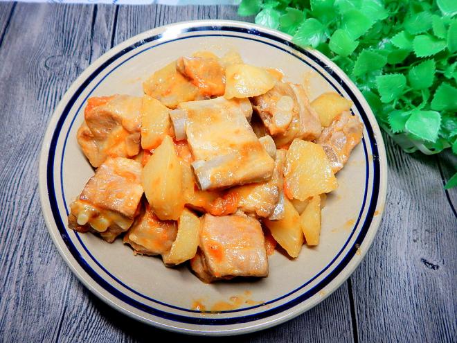 茄汁山药烧排骨