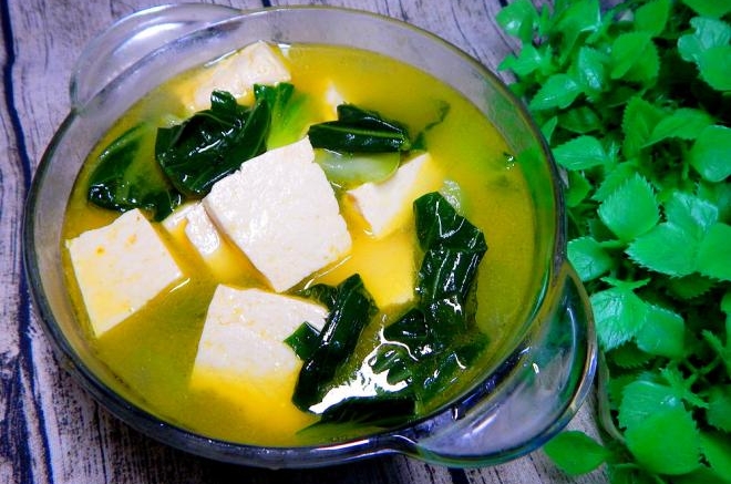 青菜豆腐汤
