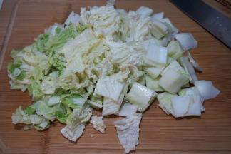 白菜洗净切大块