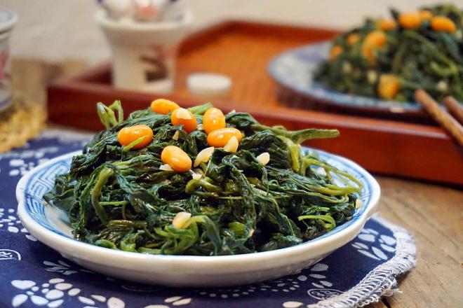 潮汕蒜蓉豆瓣麻叶