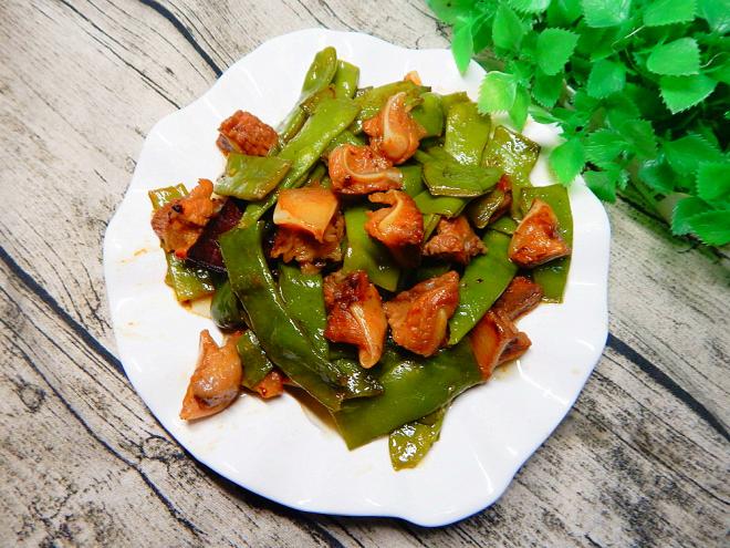 扁豆烧月牙骨