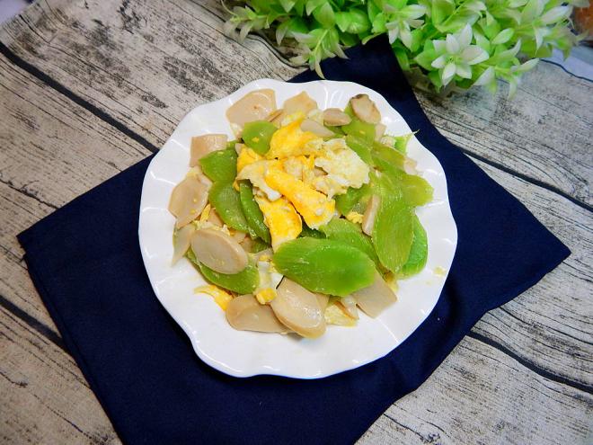 莴笋杏鲍菇炒鸡蛋