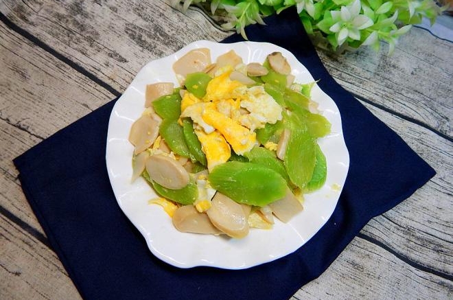 莴笋杏鲍菇炒鸡蛋