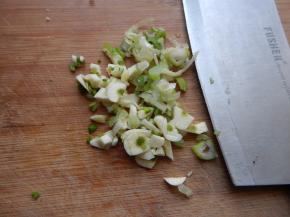 小葱切碎