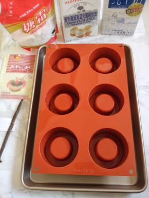 准备好所有的材料，将香草荚剖开取籽。