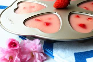 最后的成品，慕斯已经彻底凝固。