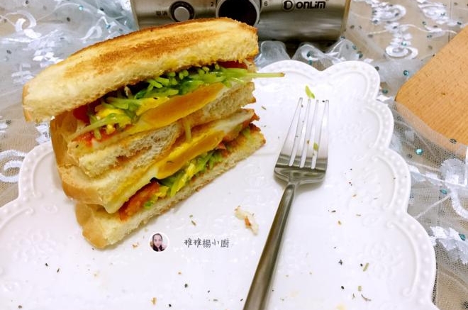 豆苗三明治