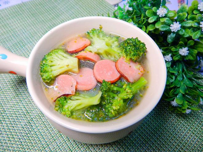 上汤火腿西兰花