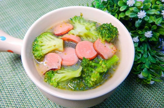 上汤火腿西兰花