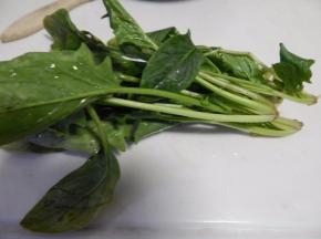 菠菜清洗干净