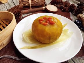 倒扣，用枸杞点缀