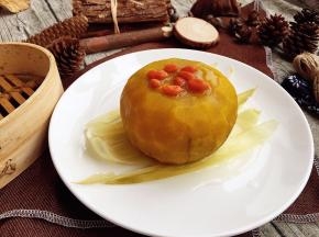倒扣，用枸杞点缀