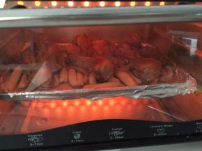 放入烤箱中250摄氏度烤15分钟