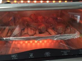 放入烤箱中250摄氏度烤15分钟