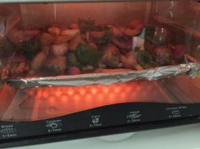 放入烤箱中烤15分钟即可