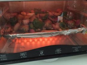 放入烤箱中烤15分钟即可