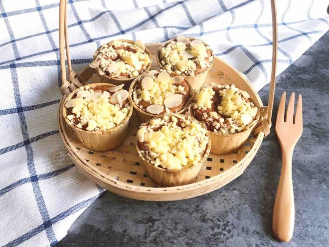 香蕉红糖酥粒马芬杯