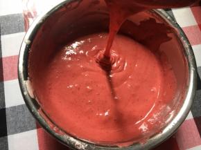 混合好面糊的状态