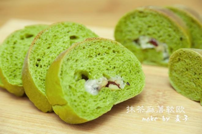 抹茶麻薯软欧