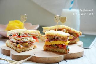 美式小酒馆三明治