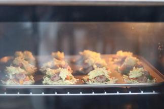 14.放入提前预热好的烤箱中200度15分钟左右