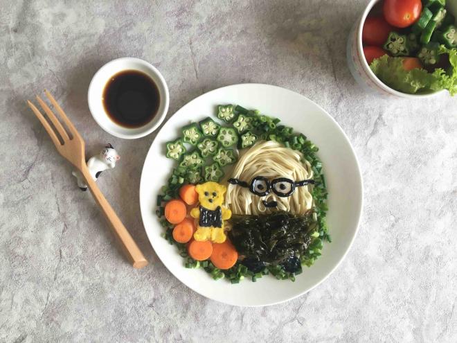 小黄人时蔬面条