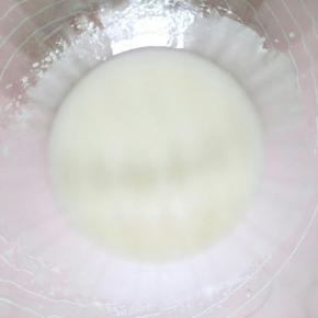 搅拌到有点粘稠的状态