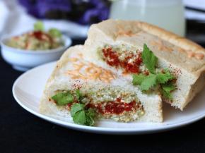 偶尔吃个素食三明治口感还不错