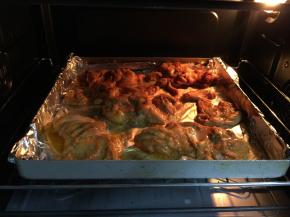 15分钟后刷蜂蜜，继续烤5分钟