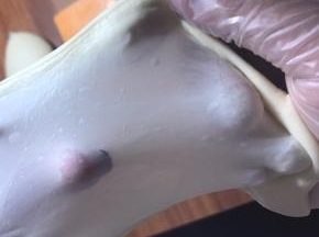 差不多揉完后可以出手套膜。
