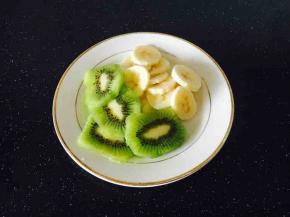 香蕉切片、猕猴桃切片