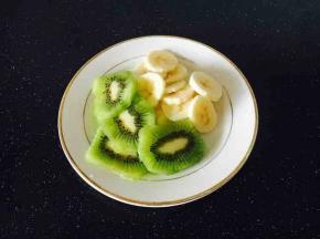香蕉切片、猕猴桃切片
