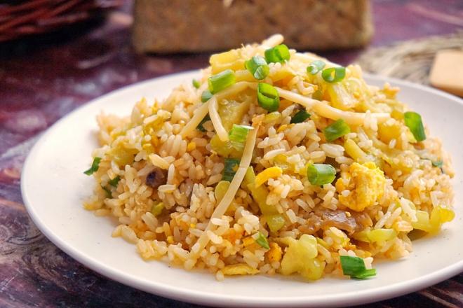 苦瓜笋丝炒饭