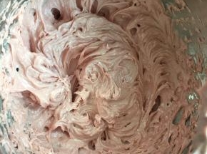 像图中均匀蓬松状态即可