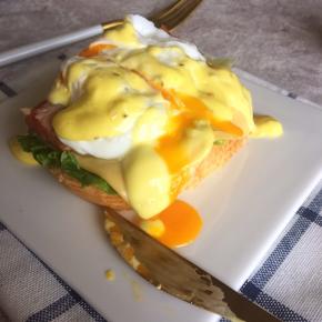 溏心的水波蛋～好棒啊～