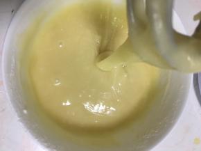 完全混和好之后是顺滑的状态