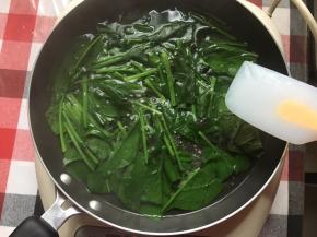 焯水去青涩味～～有些方子直接榨汁，看各位亲的需要吧……本人强迫症一定要焯水……