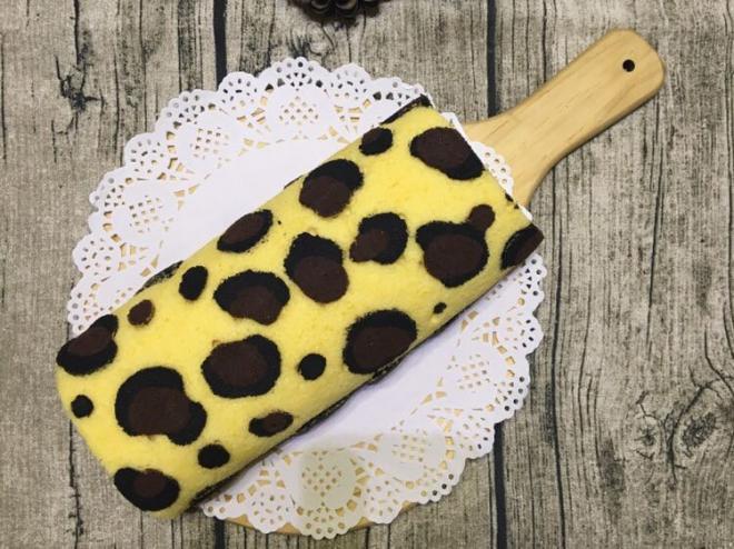 豹纹芒果蛋糕卷