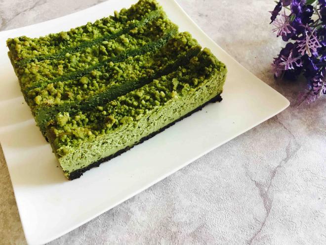 抹茶酥粒重芝士