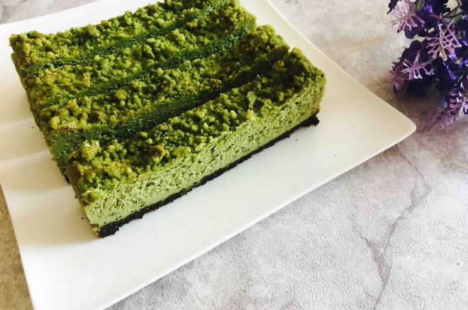 抹茶酥粒重芝士