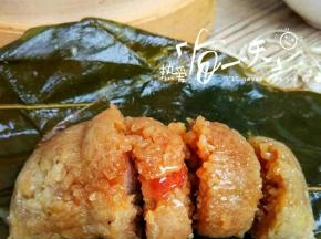 煮好的大肉粽