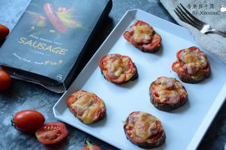 珍妮珍馐香肠茄子薄饼