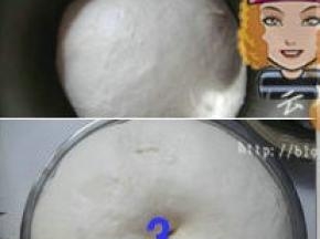 揉好的面团放入容器中，盖上保鲜膜，放温暖处发酵至2倍大；