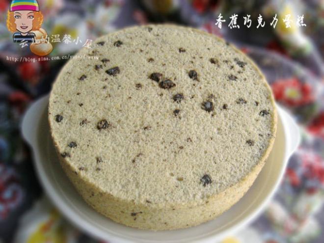 香蕉巧克力戚风