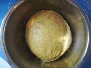 除炒干的胡萝卜渣和黄油外的材料混合揉成团，放入容器中，盖上保鲜膜室温静置40分钟；
   40分钟后取出面团揉摔至扩展阶段，加入软化的黄油揉至完全阶段；
   将胡萝卜渣加入面团揉匀，放入容器中，放温暖处发酵；