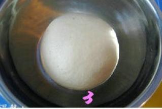 揉好的面团收入容器中，套上保鲜袋放温暖处发酵；