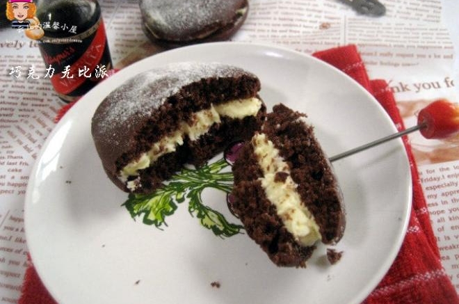 【巧克力无比派】：超级好吃滴蛋糕版“奥利奥”！